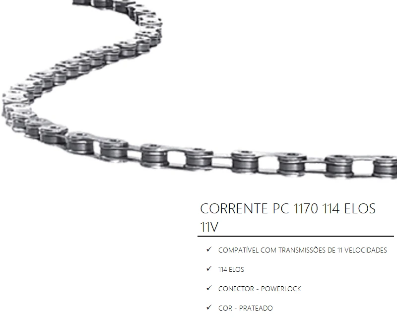 PC 1170 chain, 114 links, 11-speed